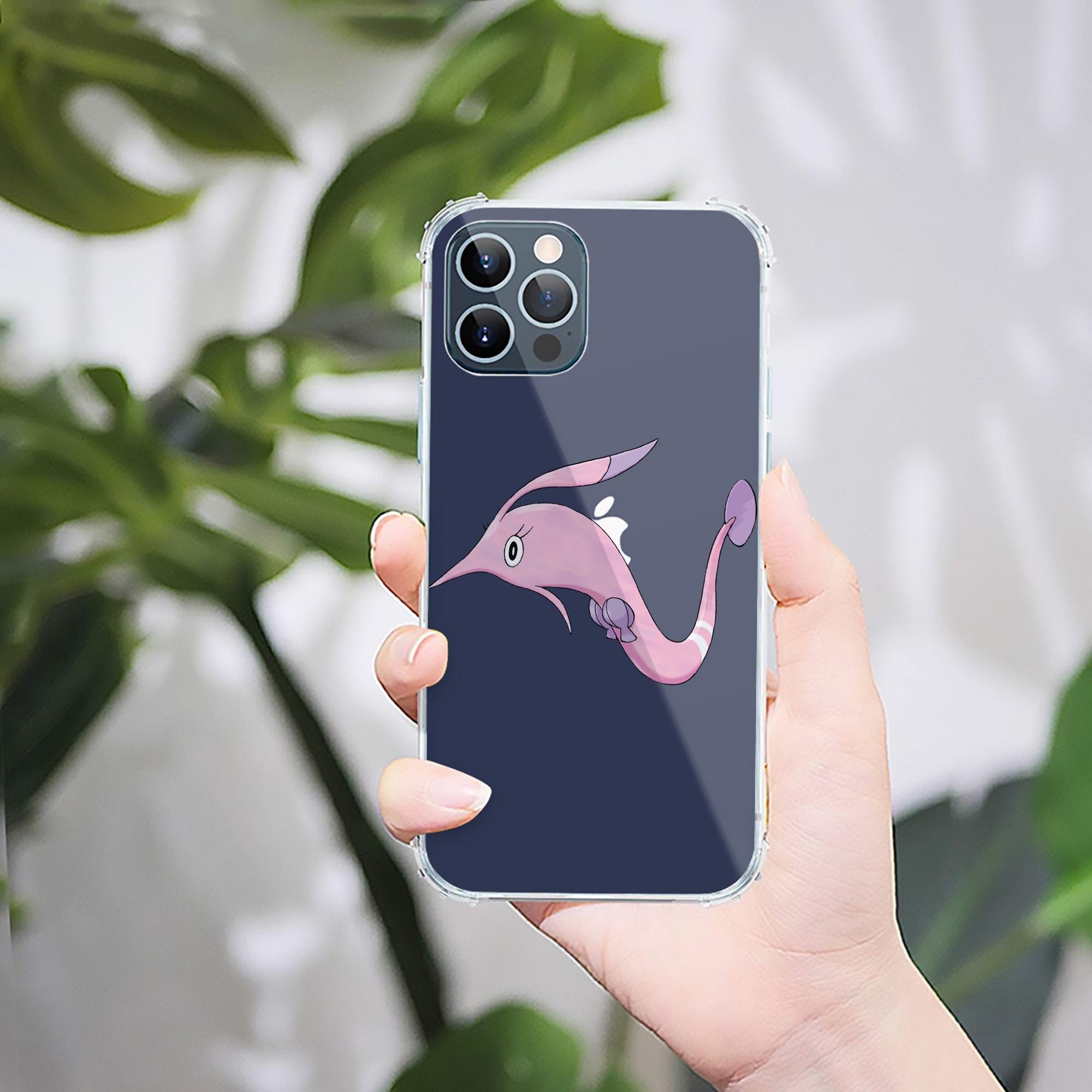 （画像用） ポケットモンスター Pokémon 【iPhone 12シリーズ対応】透明スマホケース（クリアソフトケース）